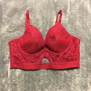 Victoria Secret Red Lace Bra